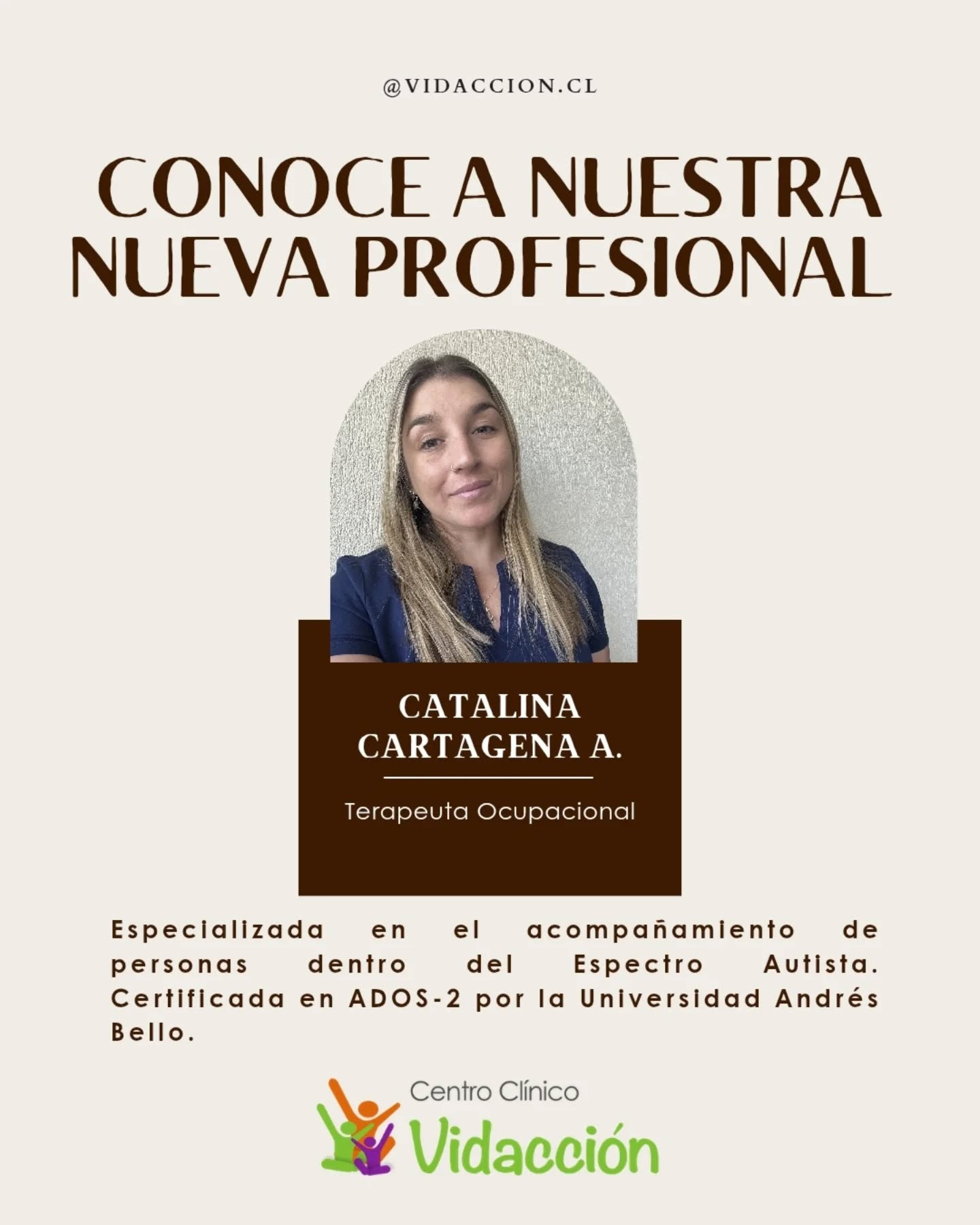 ¡Bienvenida, Catalina Cartagena! Sumamos una nueva mirada a nuestro equipo de Vidacción. Catalina s…