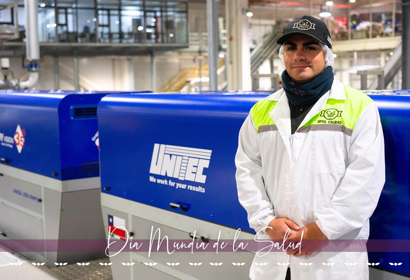 En C&L Fruit trabajamos por una alimentación equilibrada, donde la fruta no solo aporta frescura y nutrientes, sino también seguridad y calidad en cada etapa del proceso.
Desde el origen hasta la mesa, operamos con altos estándares de inocuidad que nos permiten ofrecer una fruta consistente, cuidada y confiable.
En este Día Mundial de la Salud, reafirmamos nuestro compromiso: entregar fruta segura, de calidad consistente y que haga bien.
At C&L Fruit, we work to support a balanced diet, where fruit not only brings freshness and nutrients, but also safety and quality at every stage of the process.
From orchard to table, we operate under strict food safety standards that allow us to deliver fruit that is consistent, carefully handled, and reliable.
On this World Health Day, we reaffirm our commitment:
to deliver fruit that is safe, consistently high in quality, and truly good for you.
#cylfruit #feelthefreshness #worldhealthday #healthyhabits