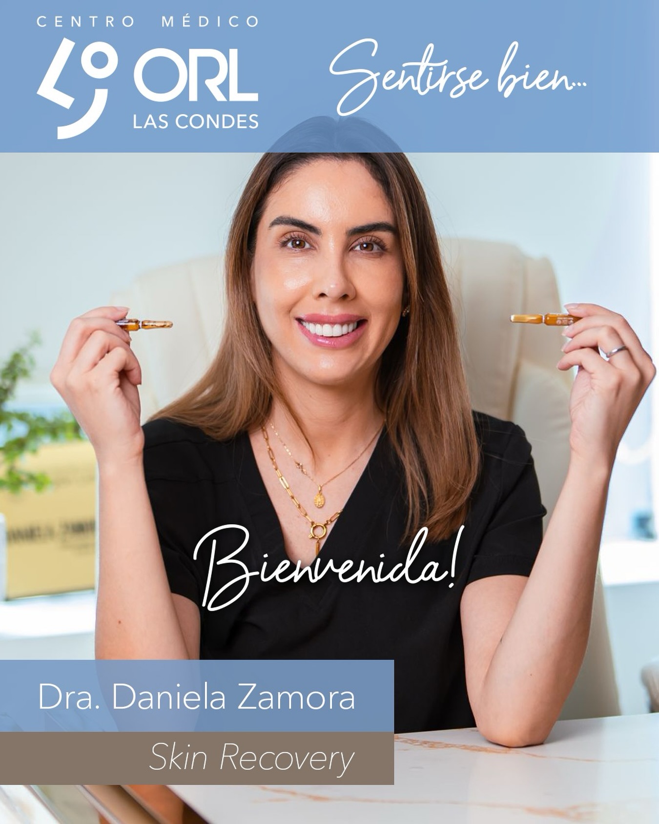 ¡Le damos la bienvenida a nuestro equipo a la Dra. Daniela Zamora! ✨👩⚕️
Estamos felices de sumar al Centro Médico a la Dra. Zamora, Cirujano Dentista titulada de la Universidad del Valle, con especialización en armonización orofacial y Rejuvenecimiento Facial en la Universidad de Buenos Aires. Con una sólida trayectoria internacional en estética liderando equipos en Chile, Perú y Bolivia, llega para potenciar nuestra área de skin recovery.
Su incorporación permite un enfoque integral, complementando los tratamientos quirúrgicos con tratamientos faciales no invasivos diseñados especialmente para preparar y recuperar la piel en los periodos pre y post-operatorios.
Sus principales áreas de especialidad son: 🔹 Tratamientos de rejuvenecimiento de la piel y preparación pre y post-quirúrgica. 🔹 Manejo integral y seguimiento de pacientes en procesos de estética facial.
¡Agenda tu hora y descubre cómo cuidar y potenciar tu bienestar con nosotros! 🌿👇
📍 Te esperamos en Centro Médico ORL Las Condes. 📲 Escríbenos a 569 88465438 y visita nuestra web para ver todas las opciones de tratamientos www.orl-lascondes.cl
#CentroMedicoORLLasCondes #skinrecovery #EsteticaFacial #RejuvenecimientoFacial #ORLLasCondes